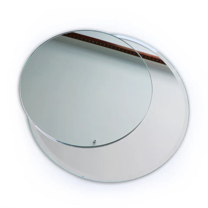 Round Glass Mirror Centerpiece