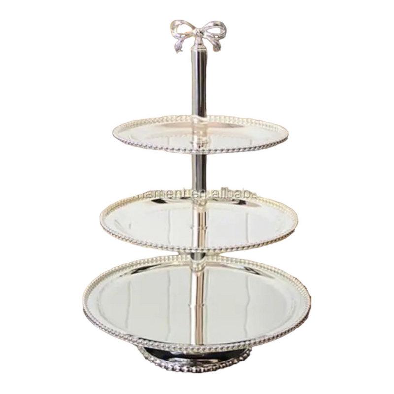 Silver Plated 3-tier Cake Stand