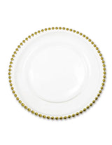 Gold Glass Charger Plate