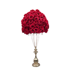 Silk Rose Floral Centerpiece