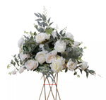 ivory floral center piece 1